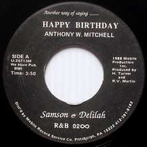 Samson &amp; Delilah - Another Way of Saying Happy Birthday [7&quot; 45 rpm Single] - £1.81 GBP