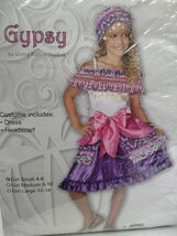 Cute Girls Colorful Gypsy Costume Size 4-6 Fortune Teller Clairvoyant Hi... - $23.51 CAD