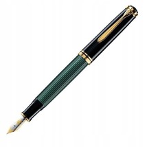 Pelikan Souverän M600 B Fountain Pen Black/Green - $492.40