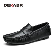 Italian Leather Man Loafers Designer Slip On Driving Shoes Men High Quality   So - £49.32 GBP