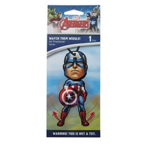 Captain America Wiggle Vanilla Air Freshener Blue - £7.85 GBP