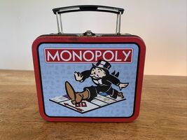 1997 HASBRO, INC. "MONOPOLY" MR. PENNYBAGS MINI TIN LUNCH BOX - $10.25