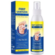 120ML Foot Sanitizer Spray – Antimicrobial with Tea Tree Oil for Odor &amp; ... - $17.99