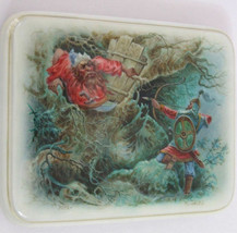 Handpainted One of a Kind Russian Lacquer Box &quot;IIiya Muromet&quot; BY D. Rogatov - $816.75