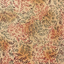 Simpatico Fabric Leafy Branches by Maywood Studio EESCO 100% Cotton 1.25 YARDS - £11.98 GBP