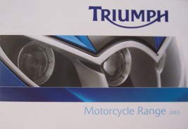 2005 Triumph Motorcycle Full Line Brochure, Original 16 pgs - $12.50