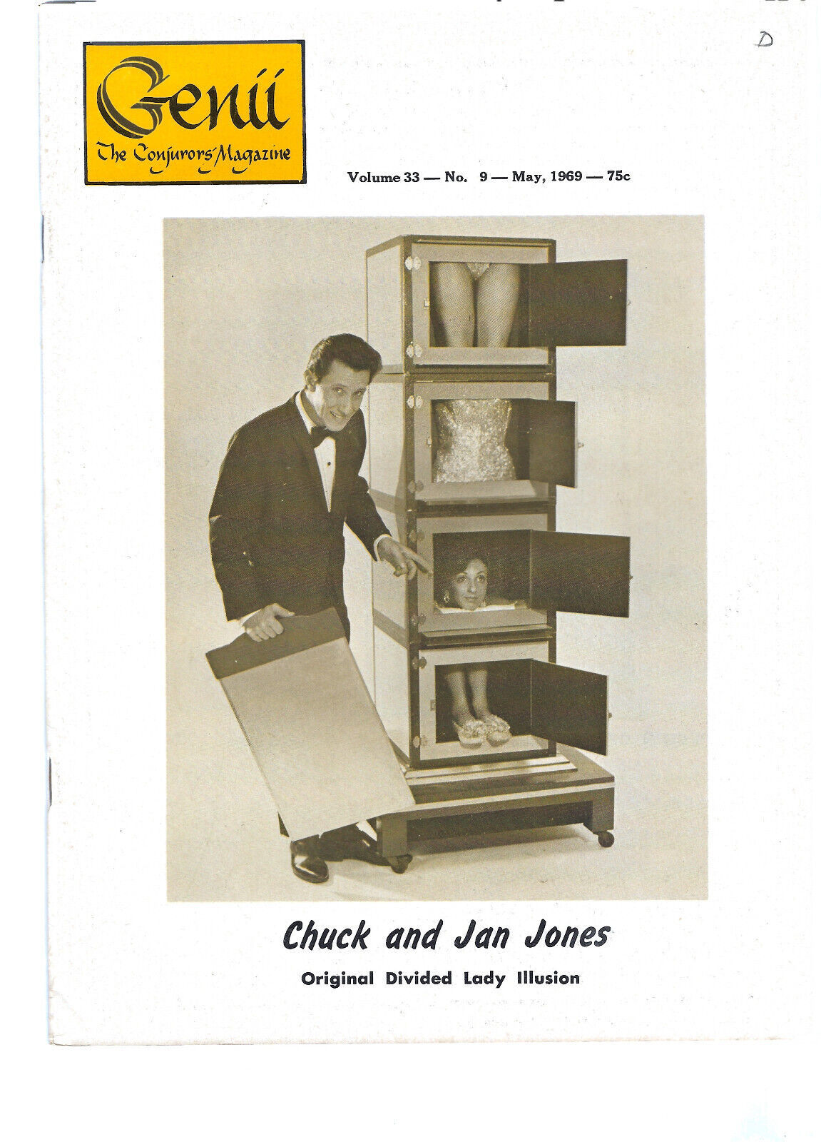 Genii The Conjurors&#39; Magazine May 1969  Vol. 33 No. 9 - $9.75