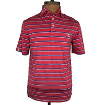 RLX Ralph Lauren Lightweight Airflow Striped Golf Shirt SMALL CC of Harr... - $44.54