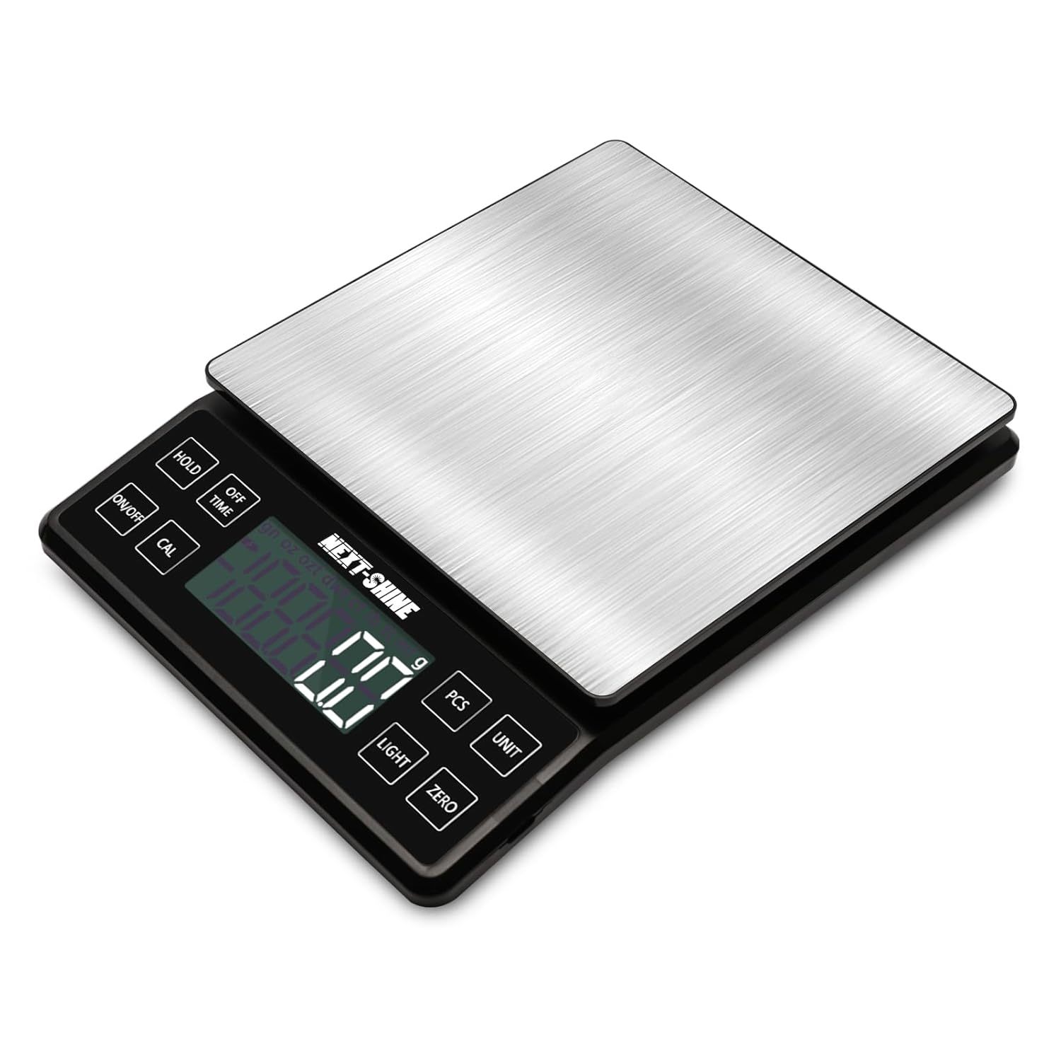 Next-Shine Food Kitchen Scale Rechargeable, 5Kg/11Lb Digital Large Scale... - $32.92