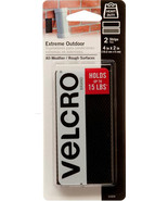 VELCRO eXtreme Outdoor STRENGTH 2 sets Adhesive Black STRIPS 4&quot; x 2&quot; 91839 - €19,99 EUR