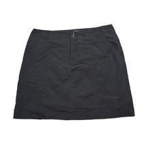 Denver Hayes Skirt Womens 14 Black Plain Flat Frot 4 Pocket Button Zip A... - $25.62