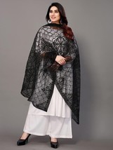 Women&#39;s Net Dupatta  Wrap Scarf Colors Ethnic Traditional Wear - £25.43 GBP