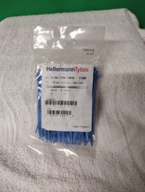 New, Hellermann Tyton 116-01816 4&quot;Lx0.1&quot;W 100pcs Blue 100mmLx2.5mmW Cable Ties - £6.82 GBP