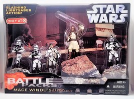 Star Wars Battle Pack Mace Windu&#39;s Attach Battallion 2006- SW10 - £111.69 GBP
