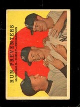 1959 Topps #237 Run Preventers MCDOUGALD/TURLEY/RICHARDSON Vg Yankees *NY11897 - £5.17 GBP