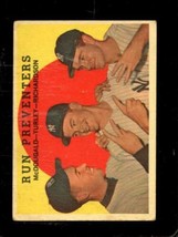 1959 Topps #237 Run Preventers MCDOUGALD/TURLEY/RICHARDSON Vg Yankees *NY11897 - £4.94 GBP