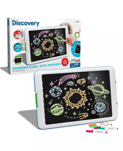 Discovery Neon Glow Drawing Easel W/ 6 Color Marker, Light Modes - $52.45