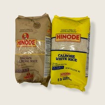 Hinode Calrose White Rice 5 Lb And Brown Rice 5 Lb - £46.70 GBP
