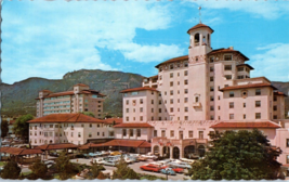 Vista of the Broadmoor and Broadmoor South Colorado Springs Colorado Postcard - £8.68 GBP