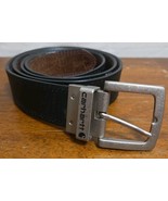 Carhartt Men&#39;s Bridle Leather Size 42 Reversible Brown/ Black Metal Keep... - $224.31 MXN