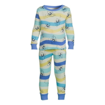 Baby Shark Toddler Unisex 2 Pc Long Sleeve Snug Fit Pajama Set Blue Size 4T NEW - £14.21 GBP