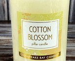 Chesapeake Bay 13 oz Scented Pillar Candle - 4 x 3 inches - Cotton Blossom - £7.65 GBP