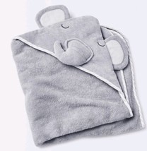 Cloud Island Baby Elephant Infant Hooded Towel One Size 30”x30” New With... - $11.99