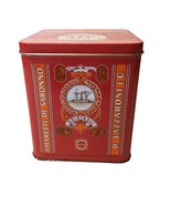 Vintage D. Lazzaroni &amp; Co. 16 oz. cookie Bisquit Tin Collectible Made in... - $214.77 MXN