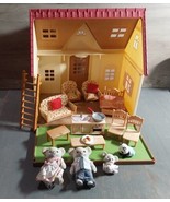 Calico Critters Sylvanian Family Cozy Cottage Cherry Cruiser Figures 18p... - £91.55 GBP
