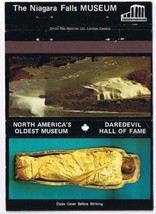 Matchbook Cover Niagara Falls Museum Mummy The Falls - £0.76 GBP