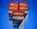 5x Cold EeZe Cold Remedy Shortens Your Cold Defense 25 Lozenges Ea Elder... - $24.69