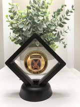 Us Army 10th Mountain Division Challenge Coin With 3D Floating Displays Case - £13.84 GBP