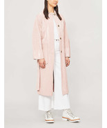 NWT Topshop Contrast Button Crinkled Vinyl Trench Coat Jacket SZ US4 NEW - €30,44 EUR