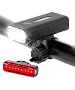 1200 Lumens Bike Lights Front and Back,Usb Rechargeable Bicycle Light,Su... - £24.23 GBP