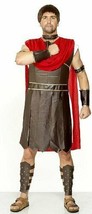 Smiffy&#39;s Centurion Costume, Brown, Robe &amp; Legs, Arms, Wrists &amp; Neck Armor-M NEW - £34.35 GBP