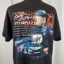Vintage Rusty Wallace Top Competitor T-Shirt XL Double Sided NASCAR Miller Lite - £19.97 GBP