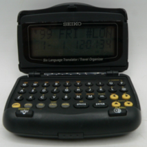 Seiko Model DF4033 Six-Language Pocket Translator / Travel Organizer - $83.04 MXN