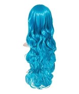 Bright Blue Color Synthetic Long Hair Wig(23&quot;) - for Cosplay, Party Phot... - $36.81 CAD