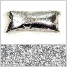 Chrome Silver Glitter, Fine .015&quot; Cut, Solvent Resistant Premium Polyester - £0.86 GBP+