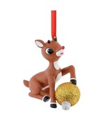 Department 56 Rudolph the Red-Nosed Reindeer Glitter Ornament, 2.5 inch - €13,02 EUR
