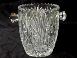 Vintage CRISTAL D&#39;ARQUES 6&quot; Crystal CHESNAY Ice / Champagne Chiller Bucket - $550.90 MXN