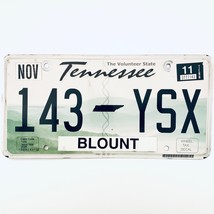 2011 United States Tennessee Blount County Passenger License Plate 143 YSX - £13.28 GBP