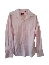Izod Slim Fit Pink Long Sleeve Button Down Men&#39;s Shirt - £7.66 GBP