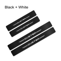 4PCS/Set  Door Sill Cover Decorative Stickers For  Dacia Duster   Auto Door Thre - $75.64