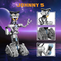 Johnny 5 Action Figure Model Building Blocks Set Robot DIY MOC Bricks To... - $31.67