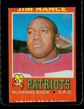 Vintage 1971 TOPPS TCG Football Trading Card #170 JIM NANCE New England Patriots - £6.72 GBP