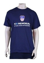 9/11 Official Licensed Memorial FDNY Short Sleeve T-Shirt Navy - $19.99