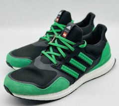 NEW Adidas UltraBoost DNA x LEGO Green Black Shoes H67954 Men’s Size 12 - £103.18 GBP