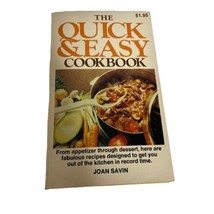 The Quick &amp; Easy Cookbook by Joan Savin 1977 Paperback - £6.67 GBP