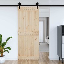 Door NARVIK 35.4"x82.7" Solid Wood Pine - $3,436.53 MXN